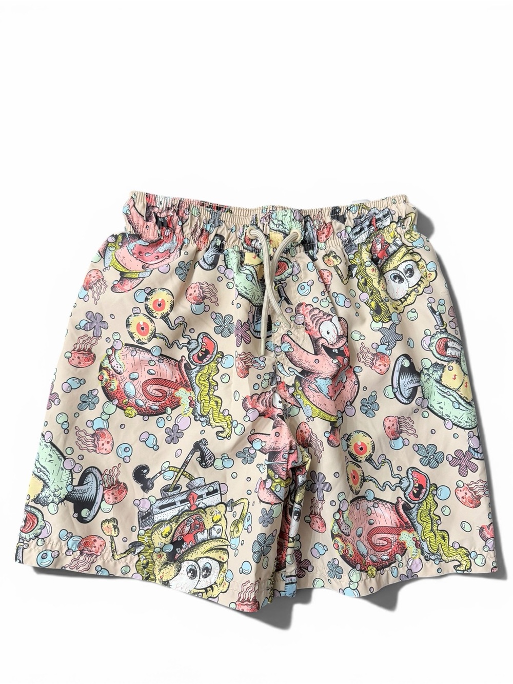 H&M Boys’ SpongeBob SquarePants Print Swim Trunks | Size 8-10